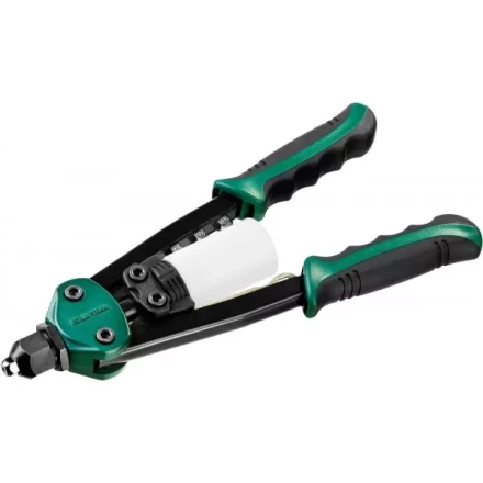 Заклепочник двуручный силовой компактный, KRAFTOOL "MaxKraft-48" 31161, для заклёпок d=2,4-4,8 мм из Al, стали, нерж стали, усил литой корпус 31161 купить в Когалыме