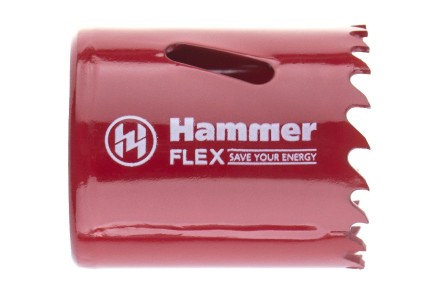 Коронка биметаллическая HAMMER Ф38х38мм 5/8&quot; BiMETALL (224-008) купить в Когалыме