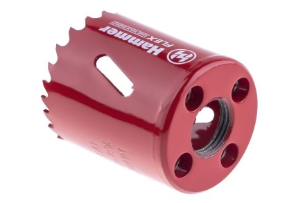 Коронка биметаллическая HAMMER Ф38х38мм 5/8&quot; BiMETALL (224-008) купить в Когалыме