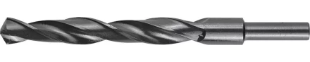 Сверло ЗУБР "ТЕХНИК" по металлу парооксидированное, быстрорежущая сталь, с проточенным хвостовиком, 14х160мм, 1шт 4-29605-160-14 купить в Когалыме