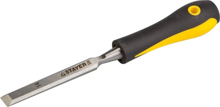 Стамеска с двухкомпонентной ручкой, 14мм, STAYER Profi 18205-14 купить в Когалыме
