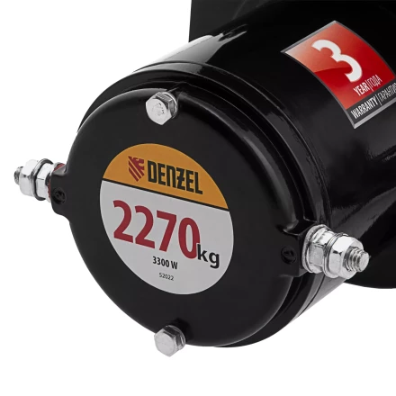 Лебедка автомобильная электрическая Denzel 52022 LB-2200, 2.2 т, 3.3 кВт, 12 В купить в Когалыме