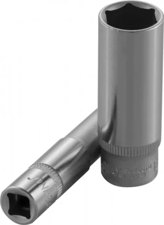 Головка торцевая шестигранная 1/4" М10 удлиненная S04HD2110 Jonnesway 47230 купить в Когалыме