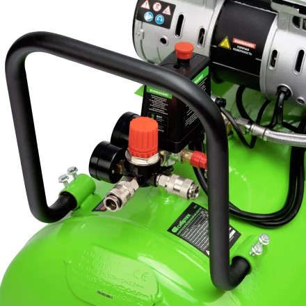 Компрессор безмаслянный малошумный Сибртех МБ 2250/100, 2250 Вт, 100л, 400 л/мин купить в Когалыме