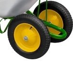 Тачка садовая два колеса грузоподъемность 170 кг объем 78 л PALISAD 689223 купить в Когалыме