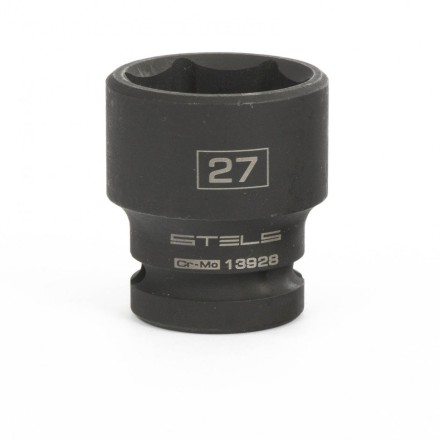 Головка ударная шестигранная 27 мм 1/2&quot; CrMo  Stels 13928 купить в Когалыме