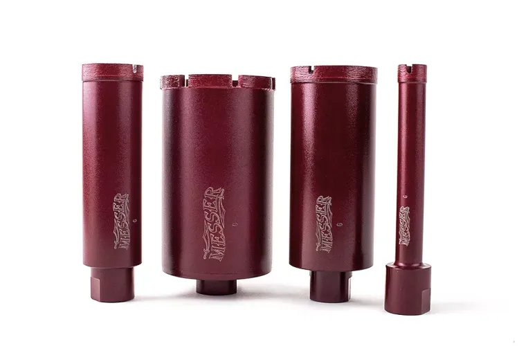 Сегментная алмазная коронка MESSER REDLINE по граниту диаметр 35 мм длина 100 мм купить в Когалыме
