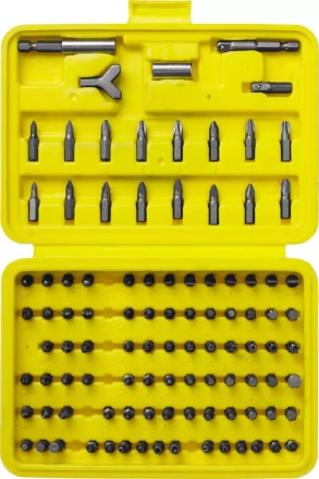 Набор STAYER "MASTER" "SUPER UNIVERSAL": Биты, полный ассортимент стандартных и специальных шлицов, адаптеры, Cr-V, 100 предметов, в боксе 2604-H100 купить в Когалыме