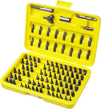 Набор STAYER "MASTER" "SUPER UNIVERSAL": Биты, полный ассортимент стандартных и специальных шлицов, адаптеры, Cr-V, 100 предметов, в боксе 2604-H100 купить в Когалыме