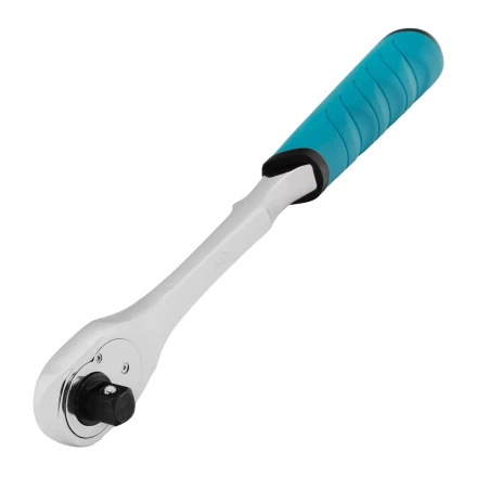 Ключ-трещотка 1/2" Gross 14055, CrV, 90 зубьев, усиленный, хром купить в Когалыме