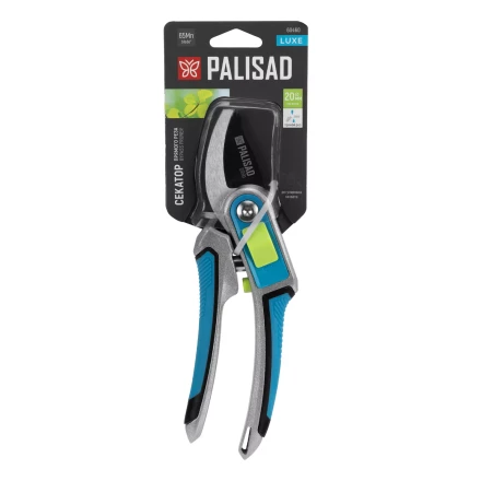Секатор прямого реза  Palisad, 215 мм, регулировка захвата, трехкомпонентные рукоятки, LUXE, 60460 купить в Когалыме