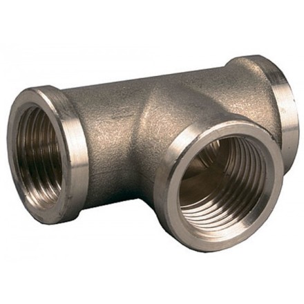 Тройник GENERAL FITTINGS латунь, г/г/г, 1&quot; 51055-1 купить в Когалыме