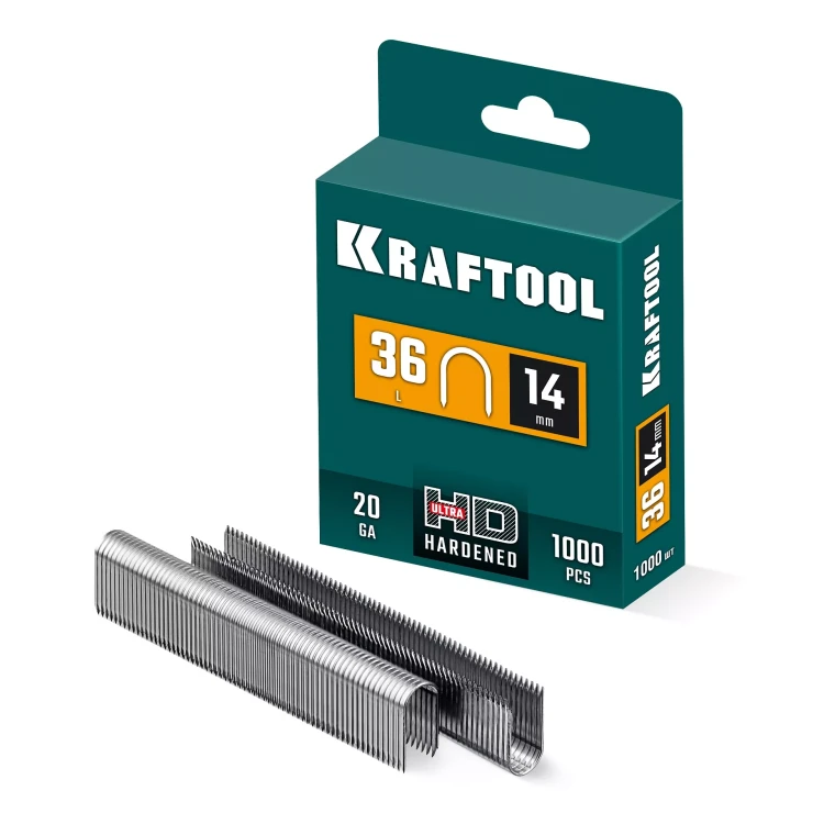 Скобы кабельные, тип 36 (L) калибр 20GA 31636-14 купить в Когалыме