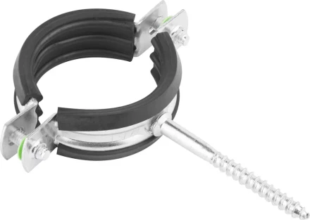 ЗУБР. Хомут трубный оцинкованный, с шурупом, 1 1/2", 50шт 37854-48-53-50 купить в Когалыме