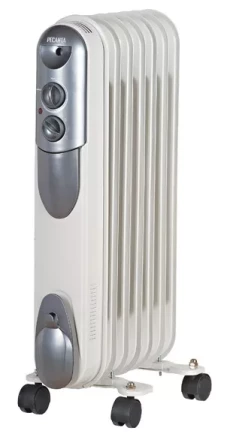 Маслянный радиатор обогреватель электрический Ресанта ОМПТ-7Н купить в Когалыме