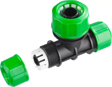 Тройник цанговый (шланг-шланг-шланг), РОСТОК 426370, 1/2" х 1/2" х 3/4" 426370 купить в Когалыме