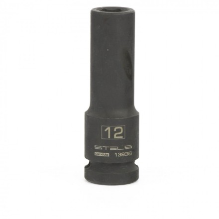 Головка ударная удлиненная шестигранная 12 мм 1/2&quot; CrMo Stels 13936 купить в Когалыме
