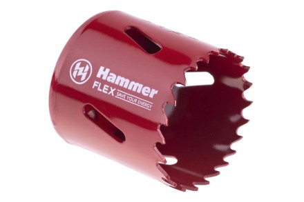 Коронка биметаллическая HAMMER Ф44х38мм 5/8&quot; BiMETALL (224-009) купить в Когалыме