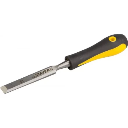 Стамеска с двухкомпонентной ручкой, 16мм, STAYER Profi 18205-16 купить в Когалыме