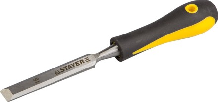 Стамеска с двухкомпонентной ручкой, 16мм, STAYER Profi 18205-16 купить в Когалыме