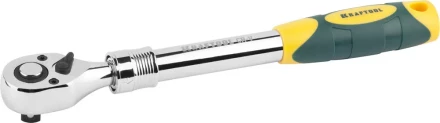 Трещотка для торцовых головок KRAFTOOL "PRO", телескопическая, Сr-V сталь, 72 зубца, 1/2" 27798-1/2 купить в Когалыме