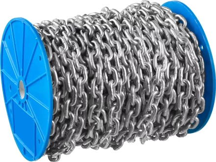 Цепь ЗУБР "ПРОФЕССИОНАЛ" короткозвенная, DIN 766, оцинкованная сталь, d=8мм, L=15м 4-304050-08 купить в Когалыме
