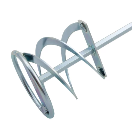 Миксер для красок и штукатурных смесей Denzel, 80 х 400 мм, оцинкованный, шестигранный хвостовик 8 мм, 848447 купить в Когалыме