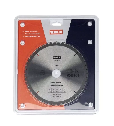 Диск пильный ф210х30 z48 дерево тонкий VMX 512443 купить в Когалыме