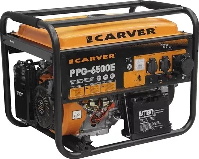 Генератор бензиновый CARVER PPG- 6500Е LT-188F купить в Когалыме