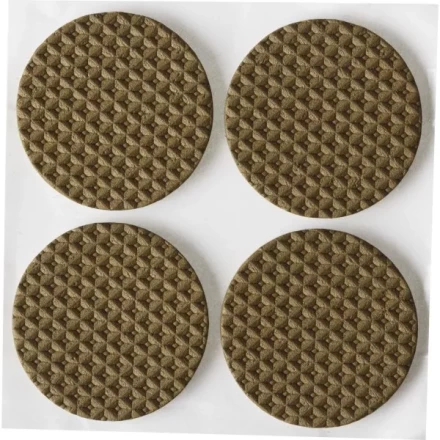 Накладки STAYER "COMFORT" на мебельные ножки, самоклеящиеся, ЭВА, коричневые, круглые - диаметр 35 мм, 4 шт 40914-35 купить в Когалыме