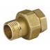 Соединитель GENERAL FITTINGS прямой с накидной гайкой, латунь, г/ш, 1/2&quot; 51037-G/S-1/2 купить в Когалыме