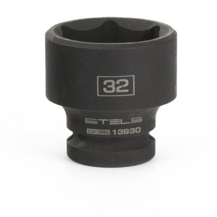 Головка ударная шестигранная 32 мм 1/2&quot; CrMo  Stels 13930 купить в Когалыме