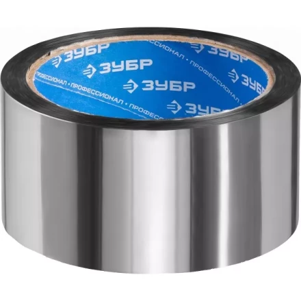 Лента ЗУБР "ЭКСПЕРТ" клеящая металлизированная, 50мм х 50м 12260-50-50 купить в Когалыме