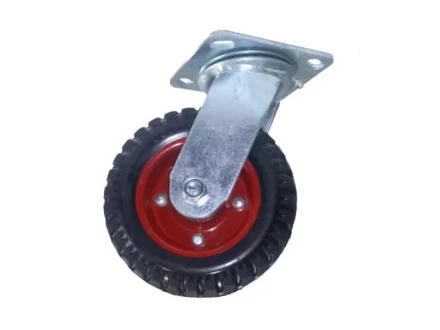 Колесо большегрузное поворотное PS 250 250 мм резина с протектором (N) 1046497 купить в Когалыме