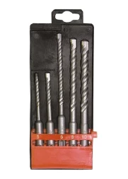 Набор буров по бетону 5-6х110 6-8-10х160 мм 5 шт в пластиковой коробке SDS PLUS MATRIX 71095