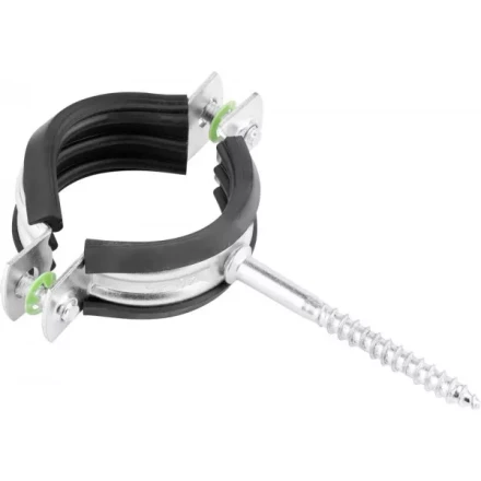 ЗУБР. Хомут трубный оцинкованный, с шурупом, 1 1/4", 60шт 37854-40-46-60 купить в Когалыме