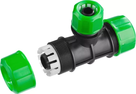 Тройник цанговый (шланг-шланг-шланг), РОСТОК 426371, 1/2" х 3/4" х 3/4" 426371 купить в Когалыме