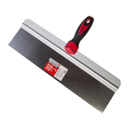 Шпатель фасадный из нержавеющей стали, 450 мм, двухкомпонентная ручка, широкое полотно Matrix 85543 купить в Когалыме