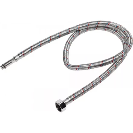Подводка гибкая STAYER для воды, к смесителям, оплетка из нержавеющей стали, удлиненная, г/ш 1/2"-1м 51017-100 купить в Когалыме