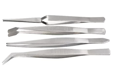 Набор пинцетов из нержавеющей стали 4 шт SPARTA 914845 купить в Когалыме