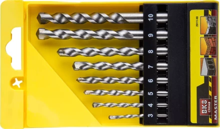 Набор STAYER "MASTER": Сверла по бетону 3, 4, 5, 6, 7, 8, 9, 10мм, 8шт 29111-H8 купить в Когалыме