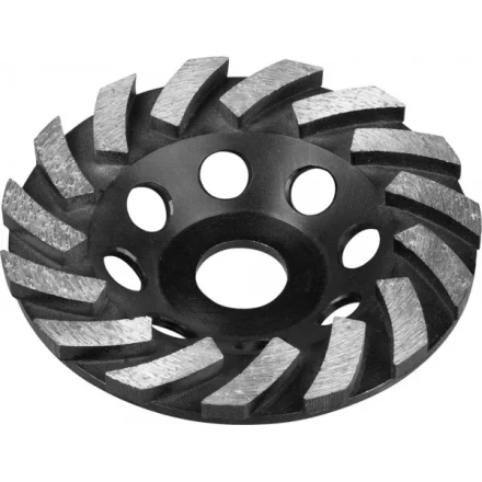 Чашка ЗУБР ТУРБО алмазная сегментная, высота 22,2мм, 125мм 33370-125 купить в Когалыме