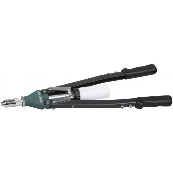 Заклепочник двуручный силовой, KRAFTOOL "RS-55" 31179, d=2,4-6,4мм для вытяжных заклепок из алюминия, стали, нерж cтали, усил литой корпус, контейнер 31179 купить в Когалыме