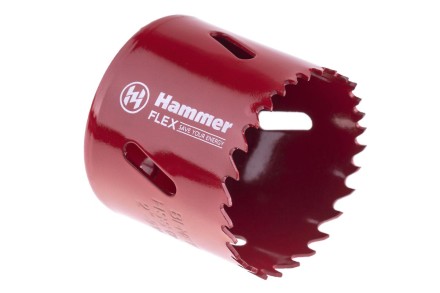 Коронка биметаллическая HAMMER Ф51х38мм 5/8&quot; BiMETALL (224-010) купить в Когалыме