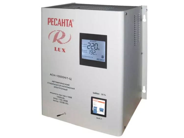 Стабилизатор АСН-10000 Н/1-Ц Ресанта Lux купить в Когалыме