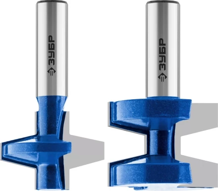 ЗУБР 38.1 x 28.6 мм, хвостовик 12 мм, набор фрез пазо-шиповых, Профессионал (28731-38.1-H2) купить в Когалыме