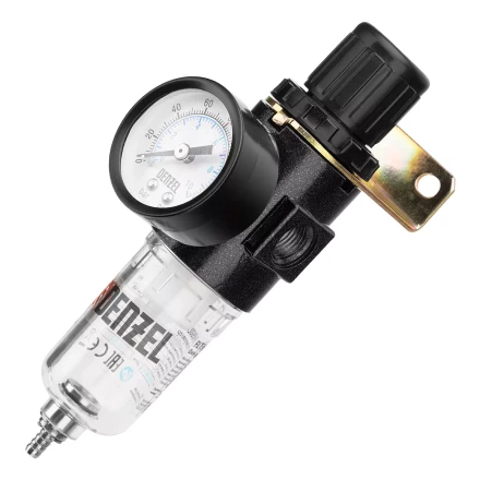Фильтр-регулятор Denzel FR1500, 10 бар, 1500 л/мин, 1/4", 57459 купить в Когалыме