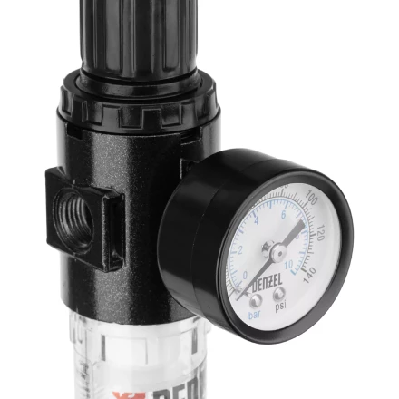 Фильтр-регулятор Denzel FR1500, 10 бар, 1500 л/мин, 1/4", 57459 купить в Когалыме