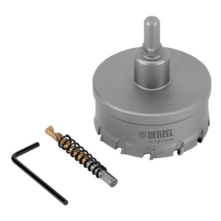 Коронка по металлу твердосплавная, 73 мм Denzel 724021 купить в Когалыме