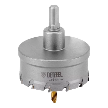 Коронка по металлу твердосплавная, 73 мм Denzel 724021 купить в Когалыме